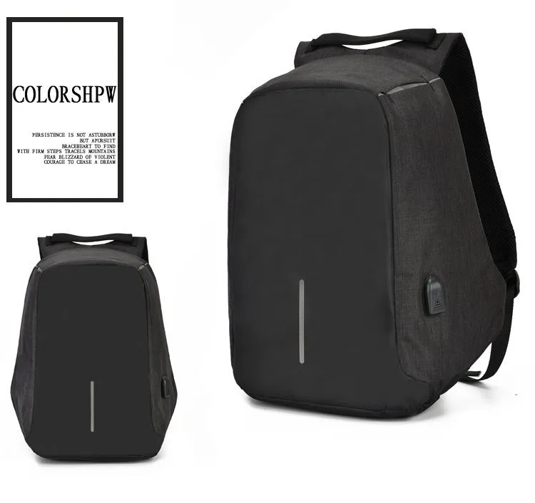 Противоугонный рюкзак сумка 15,6 дюймов ноутбук Mochila мужской водонепроницаемый рюкзак большой емкости школьный рюкзак