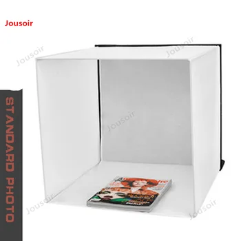 

Square Soft light tent 50cm Studio with 4 background cloth photographic lamp photographic equipment Accessories CD50 T03