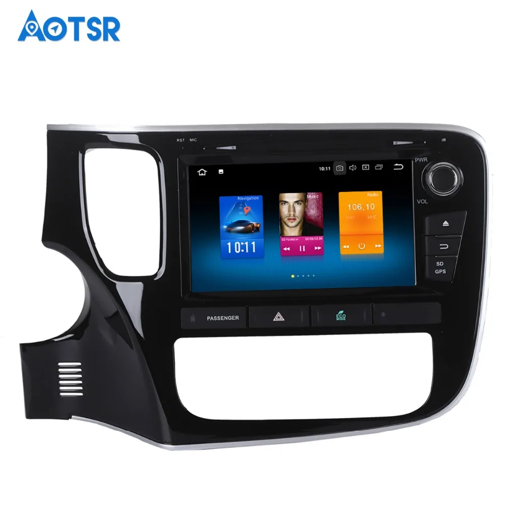 Flash Deal Android 9.0 Car Stereo Buit-in DSP 9" Touch Screen for Mitsubishi Outlander 2015 2016 2017 2 Din 64G ROM 4G RAM Car Bluetooth 4