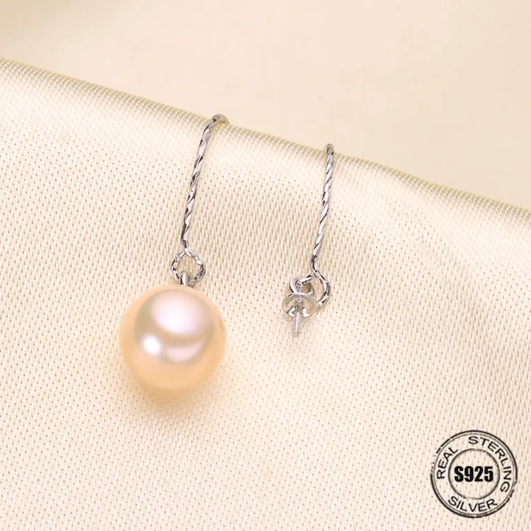 Fashion Pearl Earrings Accessories 925 Sterling Silver