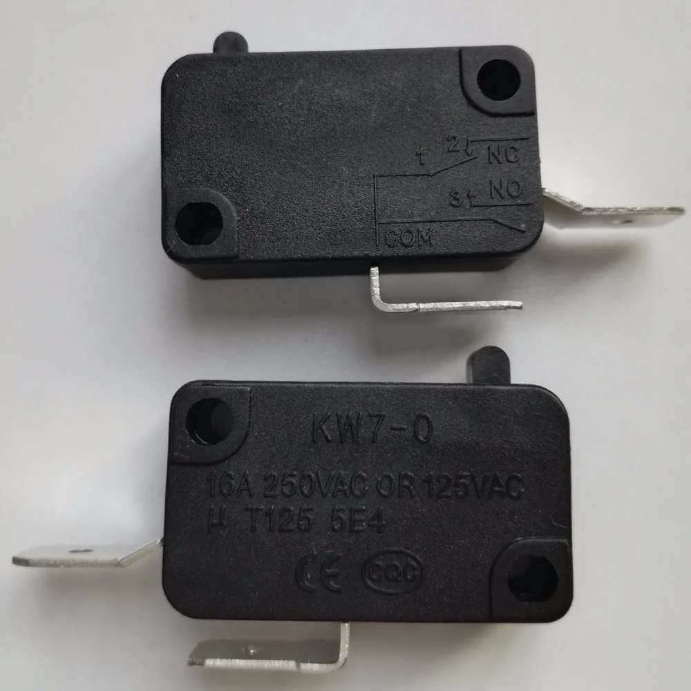 10 шт. микропереключатель чувствительные переключатели 2 контакта 1 Нет микро переключатели 16A 250VAC 5E4 KW7-0 CE CQC сертификат