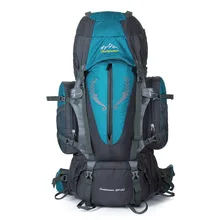 Outdoor Climbing backpack Shoulders Hiking sports bag waterproof Male Female travel Camping mountaineer Sightseeing package 85L