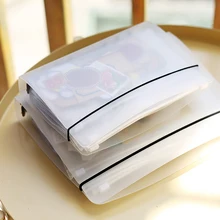 A5 A6 Foto Speicher-volumes Einreichung Produkte Einfügen Aufkleber Spirale Broschüre Ordner 8 stücke Inneren Blätter Zipper Tasche Fichario Escolar