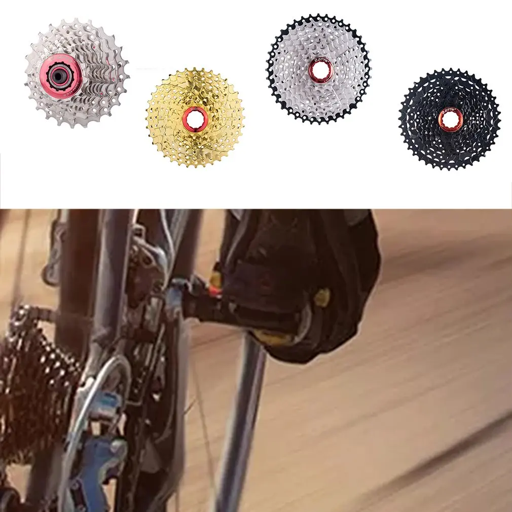 

ZTT0 Road Bike Bicycle Parts 9 Speed Freewheel Cassette Sprocket 11-25T/28T/32T/36T/40T/46T/50T Mountainbike Gear Sprocket