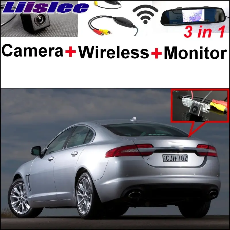 

Liislee Mirror Monitor Easy DIY Back Up Parking System For Jaguar XJ X351 + 3 in1 Special Rear View Camera + Wireless Receiver