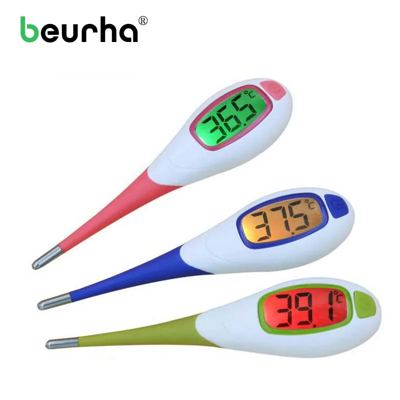 

Household Baby Adult Fever Alert Digital Thermometer LED Display Waterproof Thermometer Alar Mouth Type Health Care
