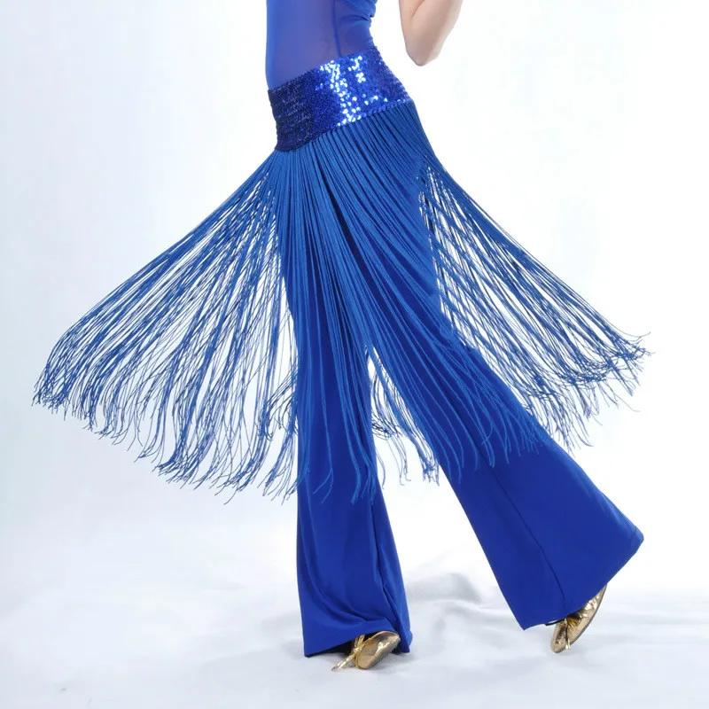 Новый стиль костюмы танец живота Блёстки кисточкой Танец живота хип шарф для Для женщин Костюмы для танца живота Ремни