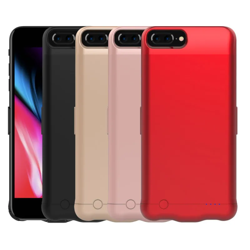 Kopen Power Bank 5200 6200 mah Oplaadbare Charger Draagbare Zwart voor Voor iPhone Xs Max Xs Xr Extended Battery Case outdoor