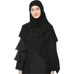Babalet женщин скромные мусульманское исламское дышащий хлопок очень мягкий, платок Дубай, Саудовская Аравия хиджаб 70*31 inch