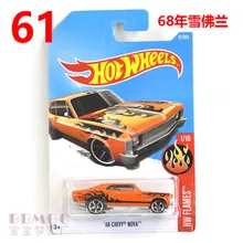 New Arrivals 2017 Hot Wheels NO.61 Noya Metal Diecast Cars Collection Kids Toys Vehicle For Children Juguetes collectib