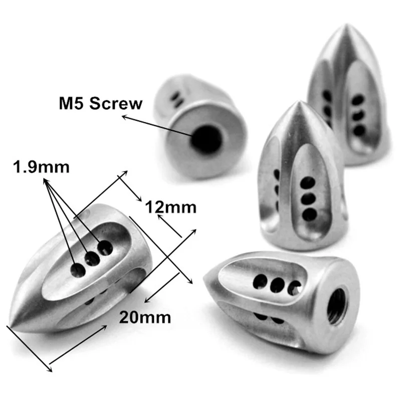 1pc EDC Microtec Bowie Tail Cone Screw Rivet 416J Steel DIY Folding Knife Multi Tools Accessories Outdoor Camping Equipment