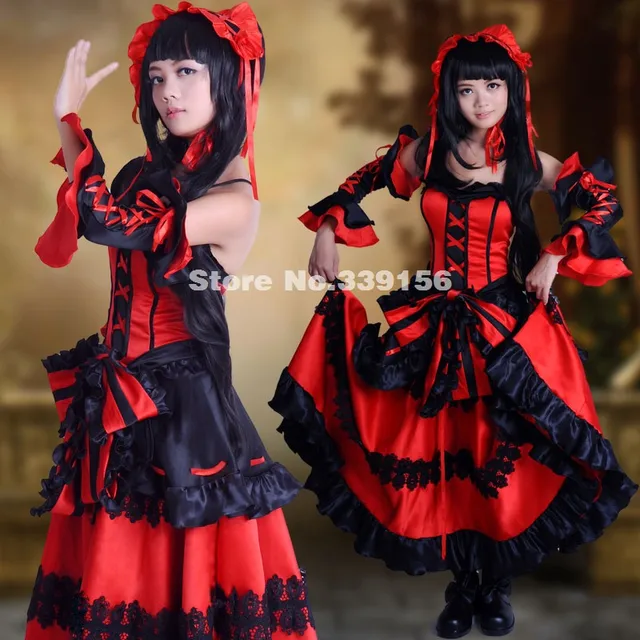 2017 Best Seller Customized Date A Live Cosplay Costumes Tokisaki