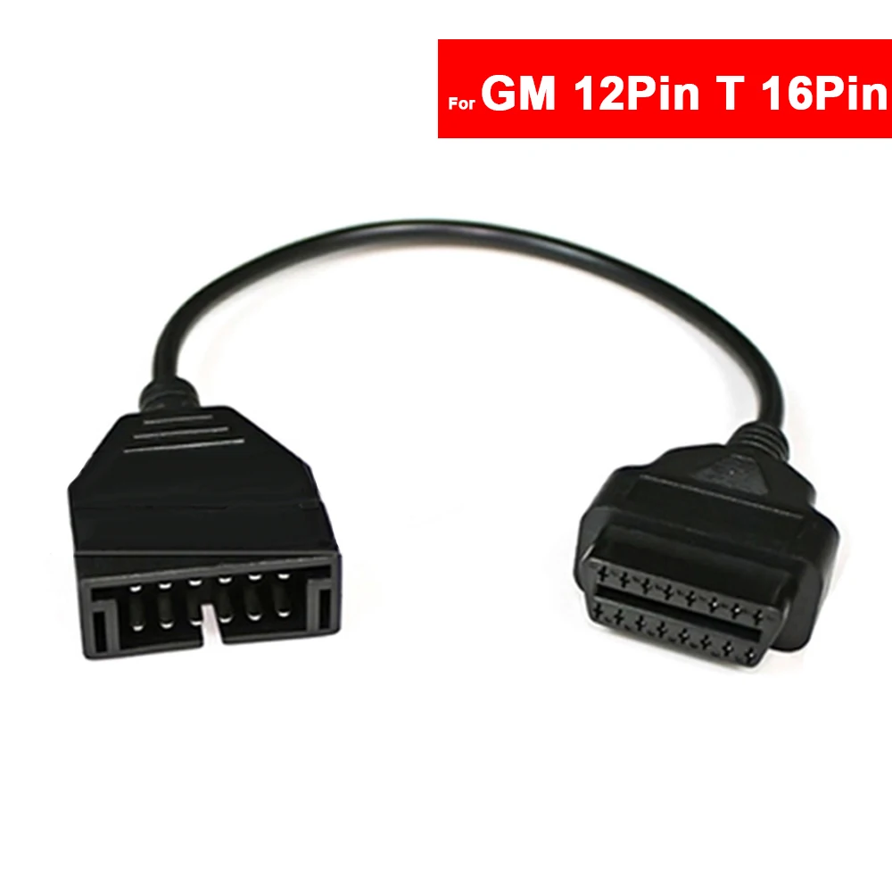 Buy For GM 12pin To OBD1 2 16Pin Connector Car OBD II
