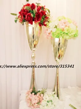 

Free shipment 4PCS/lots wedding flower stand/ table flower stand/21*21*72cm tall for wedding decoration centerpiece