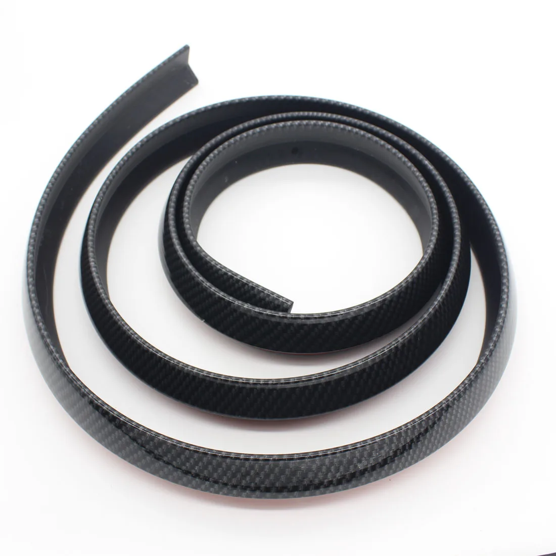 

Dongzhen Carbon Fiber Car Styling Strips Sticker Body Kit Wrap Protector Protcetion Front Bumper Scratches Guard Lip Rubber