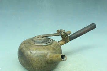 

The old copper decocting pot in five years, the characters in the story map decocting pot pot for decocting medicinal herbs