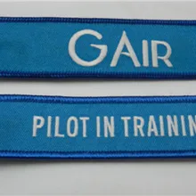 Gair пилот в тренировочном полете брелок с вышивкой