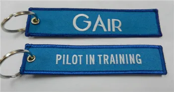 

Gair Pilot In Training Flight Embroidery Keychain