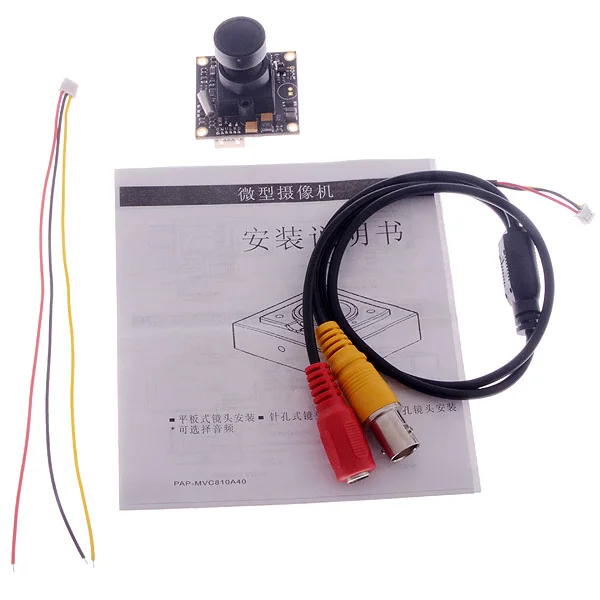 HD 700TVL Sony CCD OSD D WDR Mini CCTV PCB FPV Tiny Wide Angle Camera 2