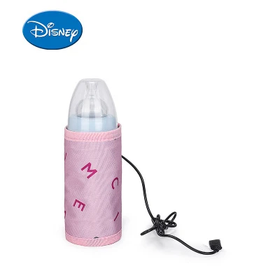 Сумка для подгузников disney, рюкзак с USB бутылочкой для подогрева, Детская сумка для мамы, вместительная сумка для путешествий, сумка для подгузников с Микки и Минни - Цвет: no bottle