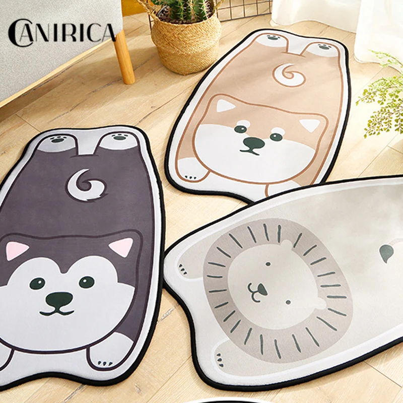 CANIRICA Floor Mat Anti-Slip Carpets Bedroom Decorative Stair Doormat Home Decorative Stair Home Decoration Tatami Rug Outdoor CANIRICA Floor Mat Anti-Slip Carpets Bedroom Decorative Stair Doormat Home Decorative Stair Home Decoration Tatami Rug Outdoor