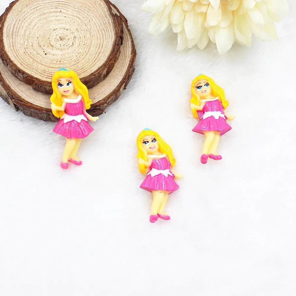 

10pcs/lot resin cabochons accessories kawaii resins flat back resin princess cartoon about 21*46mm