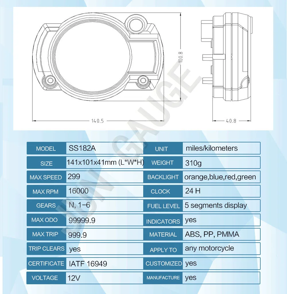KOSO RX2N Регулируемая подсветка мотоцикла регулируемый размер колеса|wheel rim