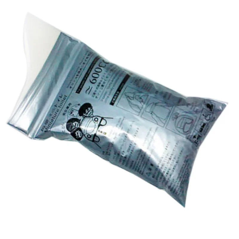4 قطعة/الحقيبة في الهواء الطلق الطوارئ أكياس سهلة تأخذ شخ التبول أكياس سيارة السفر الطوارئ التبول أكياس 600cc مصغرة المرحاض