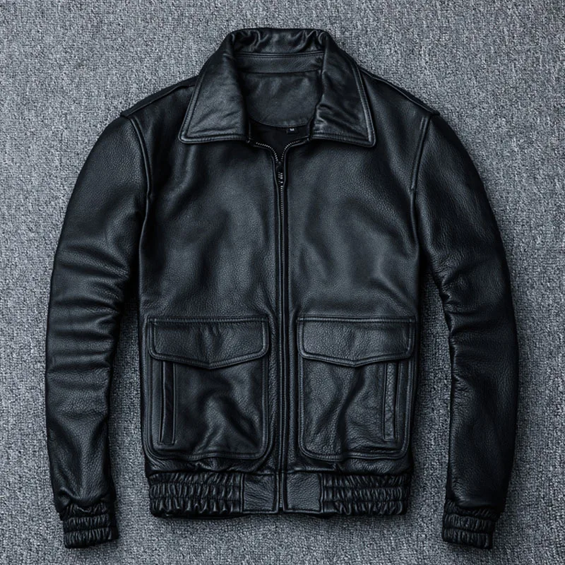 93 Model Jaket Kulit Bomber HD Terbaru