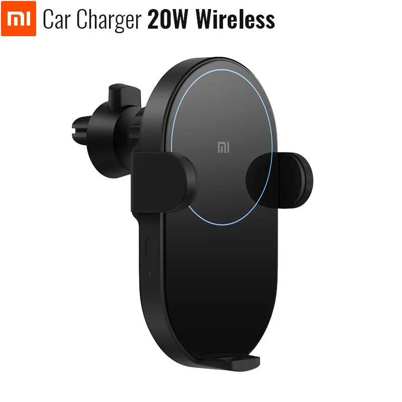 

NEW Xiaomi Mijia Wireless Car Quick Charger 20W Max Electric Auto Pinch 2.5D Glass Support ios /Android For Xiaomi For IPhone