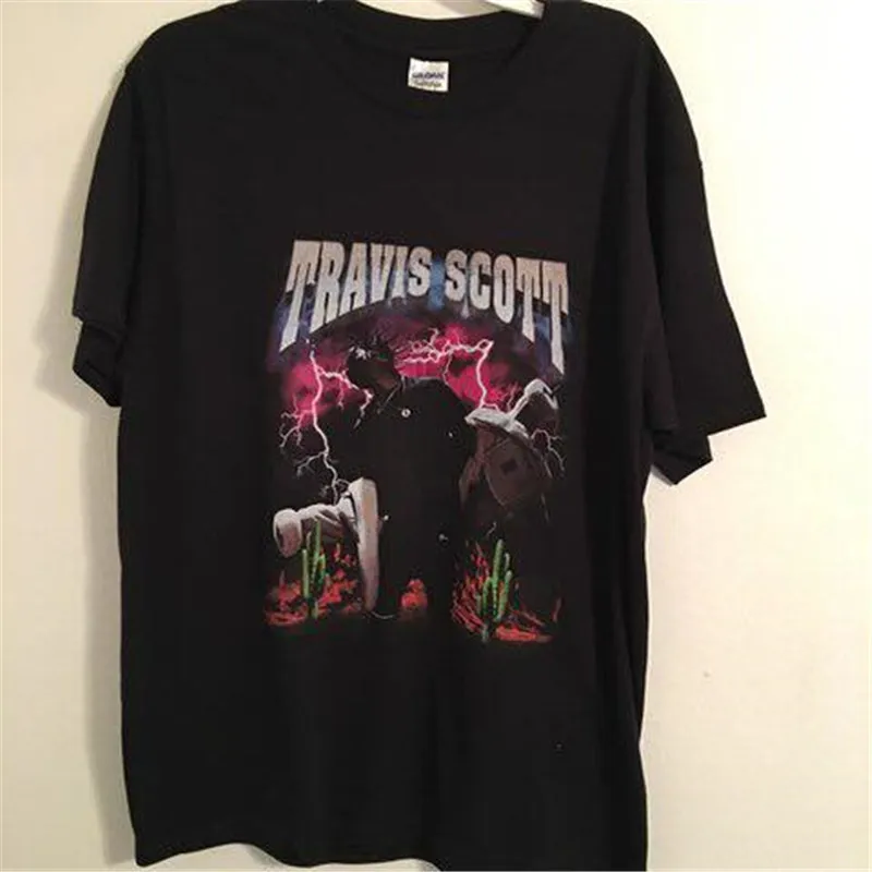 2018 new Cotton 100% 1:1 TRAVIS SCOTT ASTROWORLD CONCERT ...