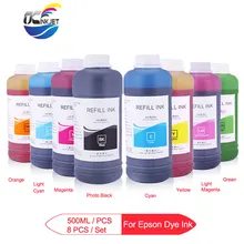 8x500 мл/бутылка универсальные чернила бутылка для Epson Stylus Pro GS6000 GS-6000 чернила для принтера(K C M Y MK LC LM LK LLK или гр