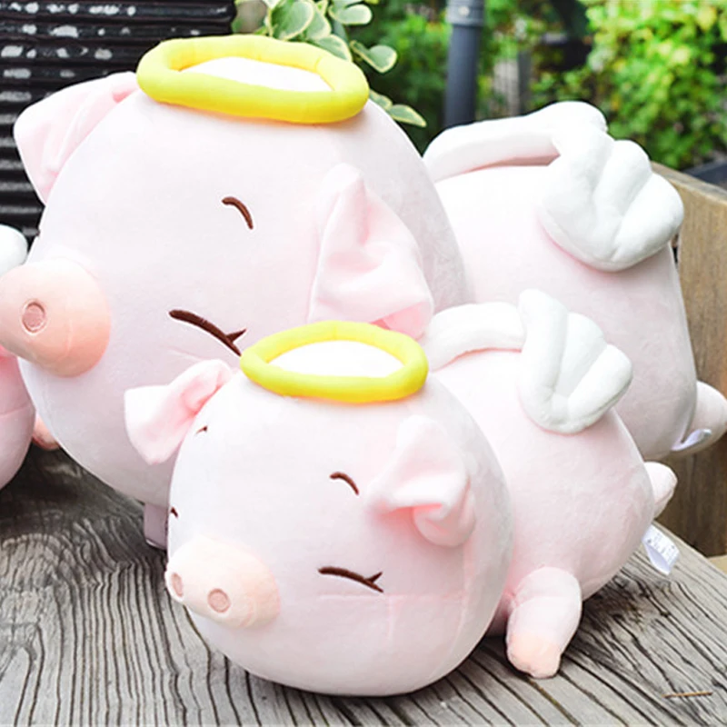 stuffed pig with wings