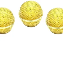 Bolymic 5x золотистые сетки microfoon микрофона решетка для Shure SM58 565SD-LC микрофон