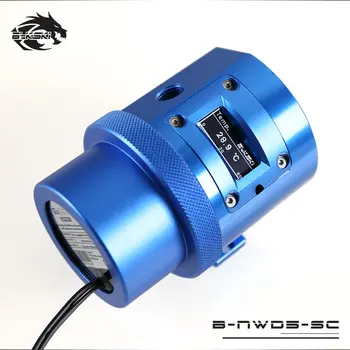 

Bykski B-NWD5-SC Water Cooling Pump with Temperature Sensor Display D5 MCP655 1100L/1500 3.8M Blue