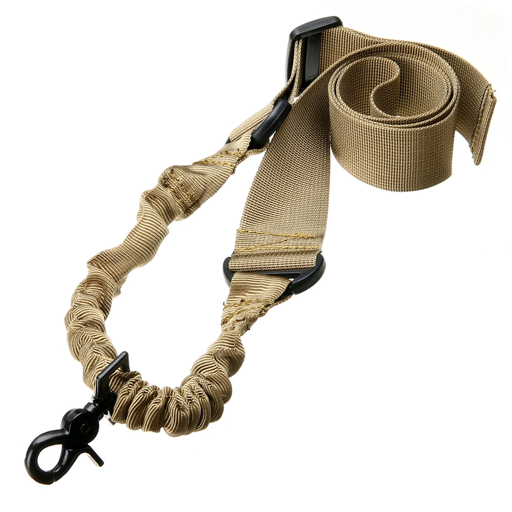 بندقية التكتيكية حبال حزام قابل للضبط متعددة الوظائف التخييم في الهواء الطلق واحد نقطة حزام السلامة