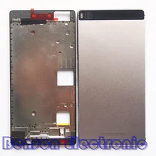 BaanSam Новая передняя рамка металлическая батарея задняя крышка для Huawei Ascend P8 5,2 дюймов стандартная версия Корпус чехол с боковыми кнопками