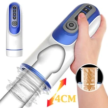 Automatic Sucking Masturbator Men’s Masturbation Cup Vagina Oral Pussy Licking Toys Aircraft Cup Male Vibrator Sex Toys For Men