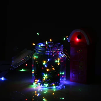 

Xmas Holiday light 22M 200 beads lamp string outdoor decor lamp for party Led String Lights power generation light