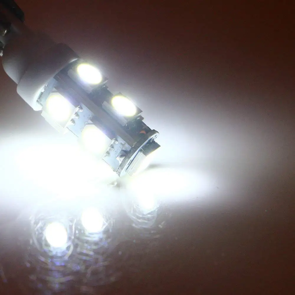 10 шт. светодиодсветодиодный светильник пы T10 9 SMD 5050 12 В светодиодный