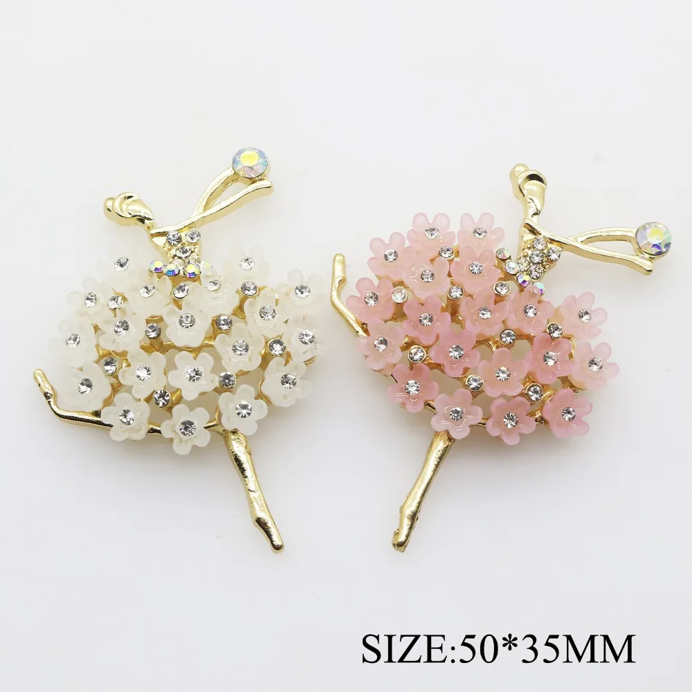 

2pcs/lot 50*35MM Ballet Metal Buttons for Crafts and Scrapbooking Snap Shank Buttons for Fall Craft Buttons for Clothing Decor
