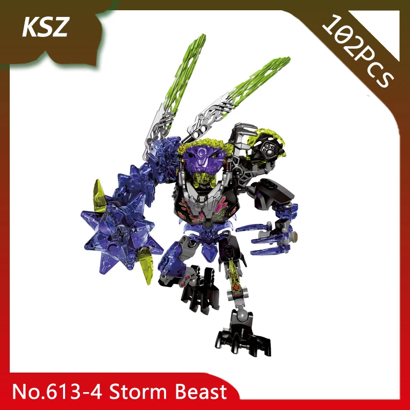 

Doinbby Store KSZ 613-4 102Pcs BIONICLE Series Storm Beast Model Building Blocks Bricks Compatible with Legoings 71315