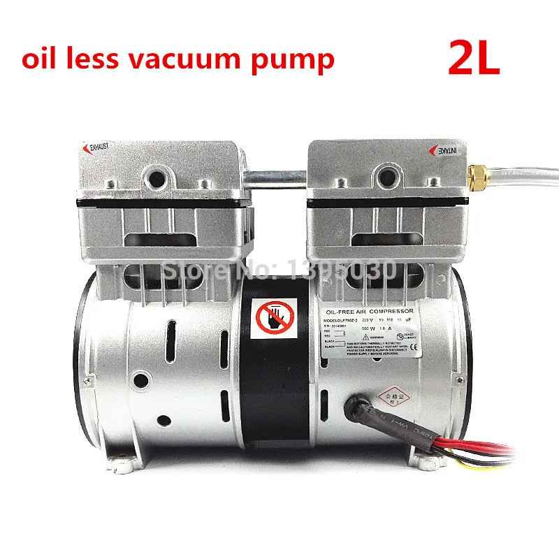

1PC 110V/220V 2L Oilless Vacuum Pump match with oca laminating machine for broken phone screen repair, LCD separator