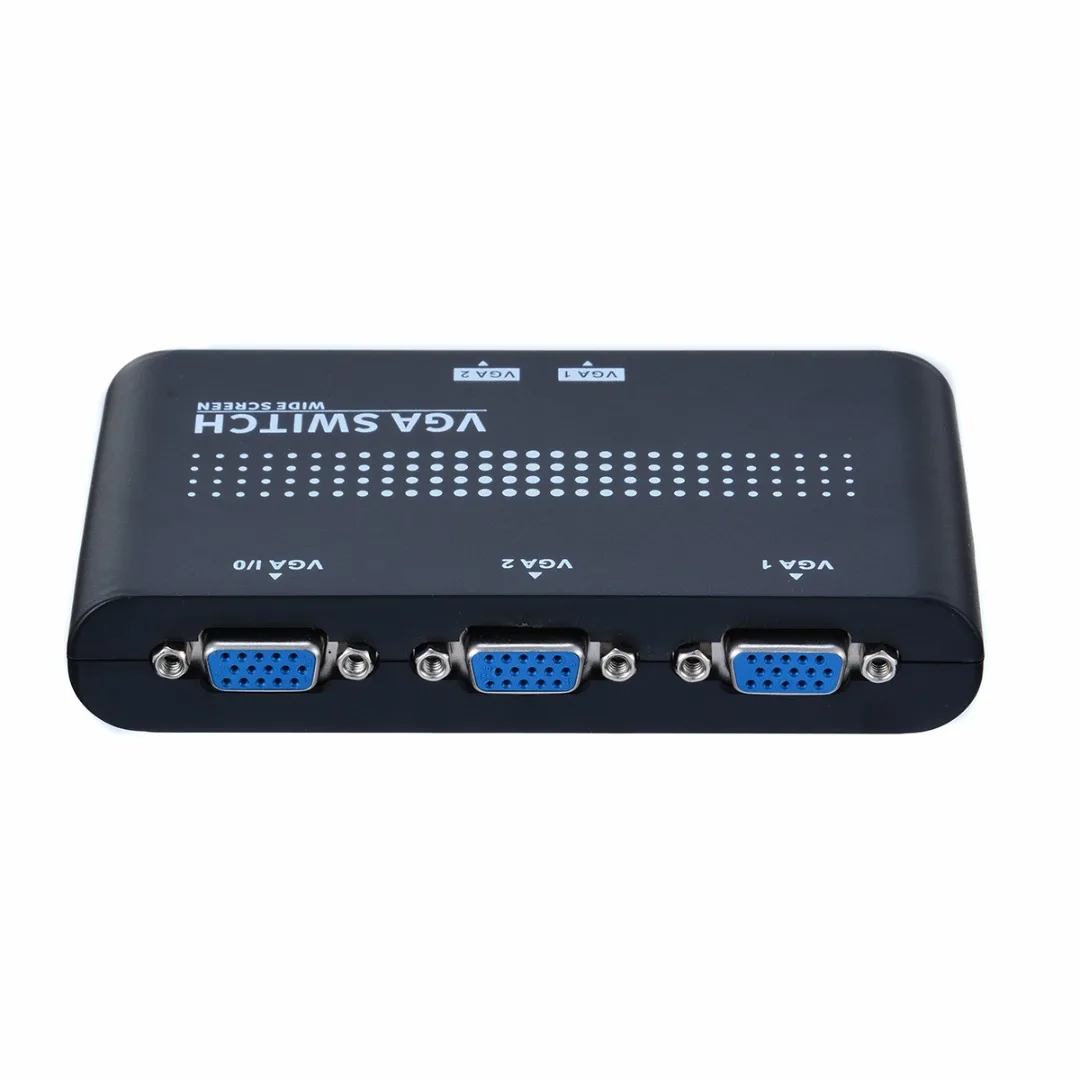 Mayitr мини 2 порта VGA селектор коробка 2 в 1 из VGA/SVGA ручной переключатель для ЖК-ПК