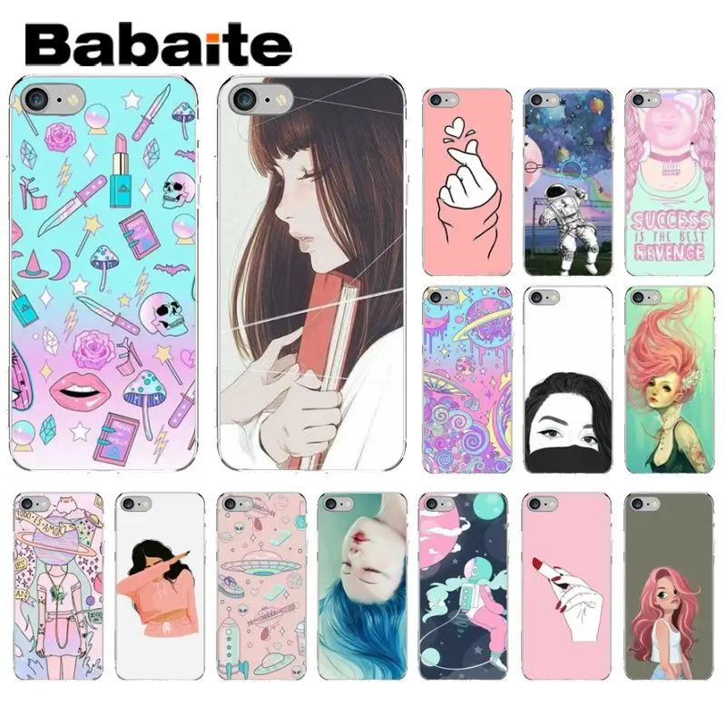 Мягкий силиконовый прозрачный чехол Babaite Girly Pastel Witch GOTH для Apple iPhone 8 7 6 6S Plus X XS MAX 5 5S