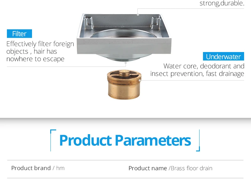 Hm дренажный латунный квадратный душ слив решетка отходы плитка вставка квадратный Пол Отходов решетки ванная комната стоки сливные фильтры