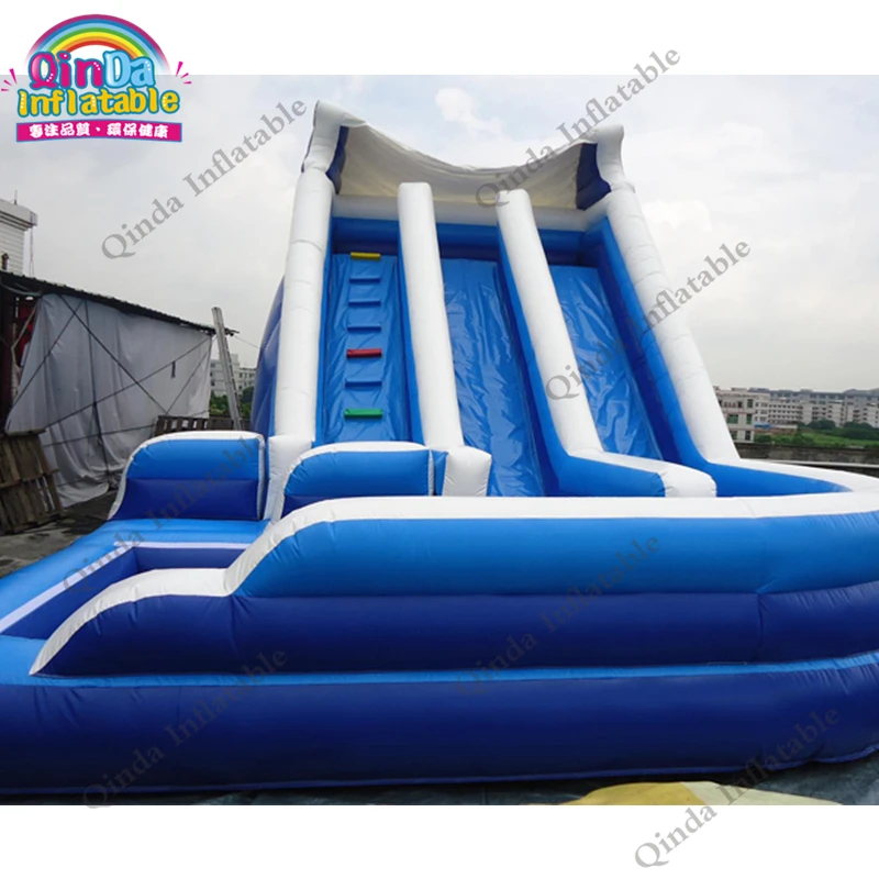 inflatable water slide with pool241
