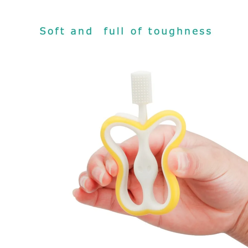 

1Pc Children Baby Training Teethers Toys to Infant Gift Toothbrush Baby Silicone for Newborn Clean Safety Easy Teething