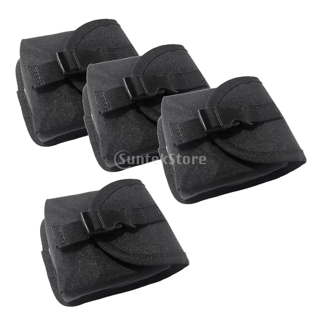 Baratos 4 unids set Scuba Diving bolsillo de repuesto para cinturón con hebilla de liberación rápida cinturón de peso de buceo accesorios de buceo