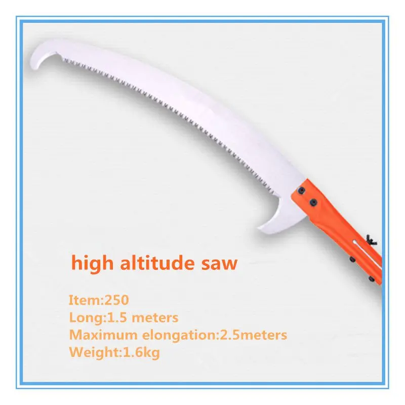 

Double hook high branch saw multi - function garden hand saw high - altitude fruit trees pruning saws